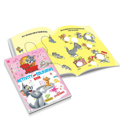 Dreamland Tom and Jerry Copy Colouring and Activity Books Pack - A Drawing Painting & Colouring Book For Kids - Pack of 3 Books(English)