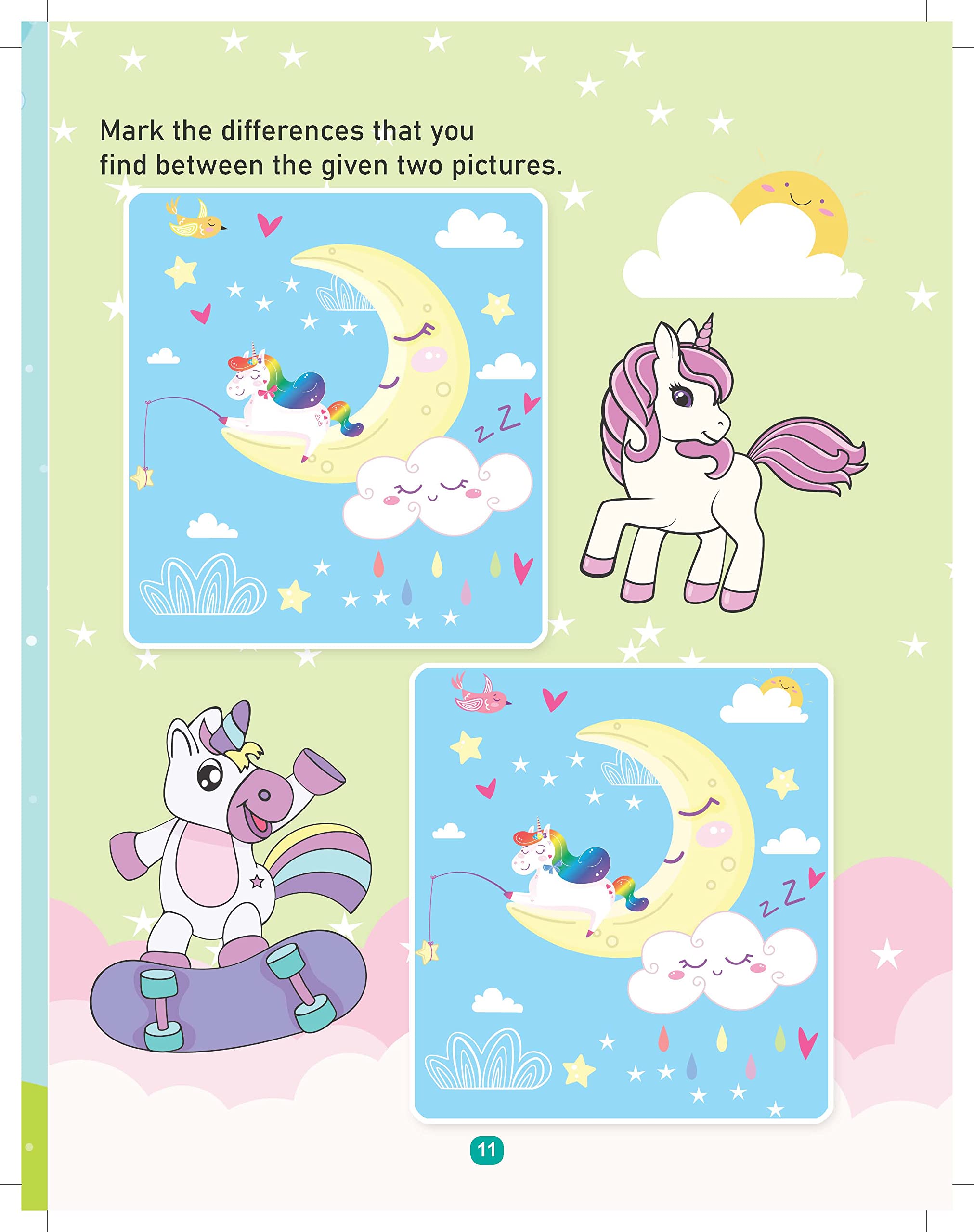 Dreamland Unicorn Activity and Colouring - An Activity Book for Kids Ages 2+