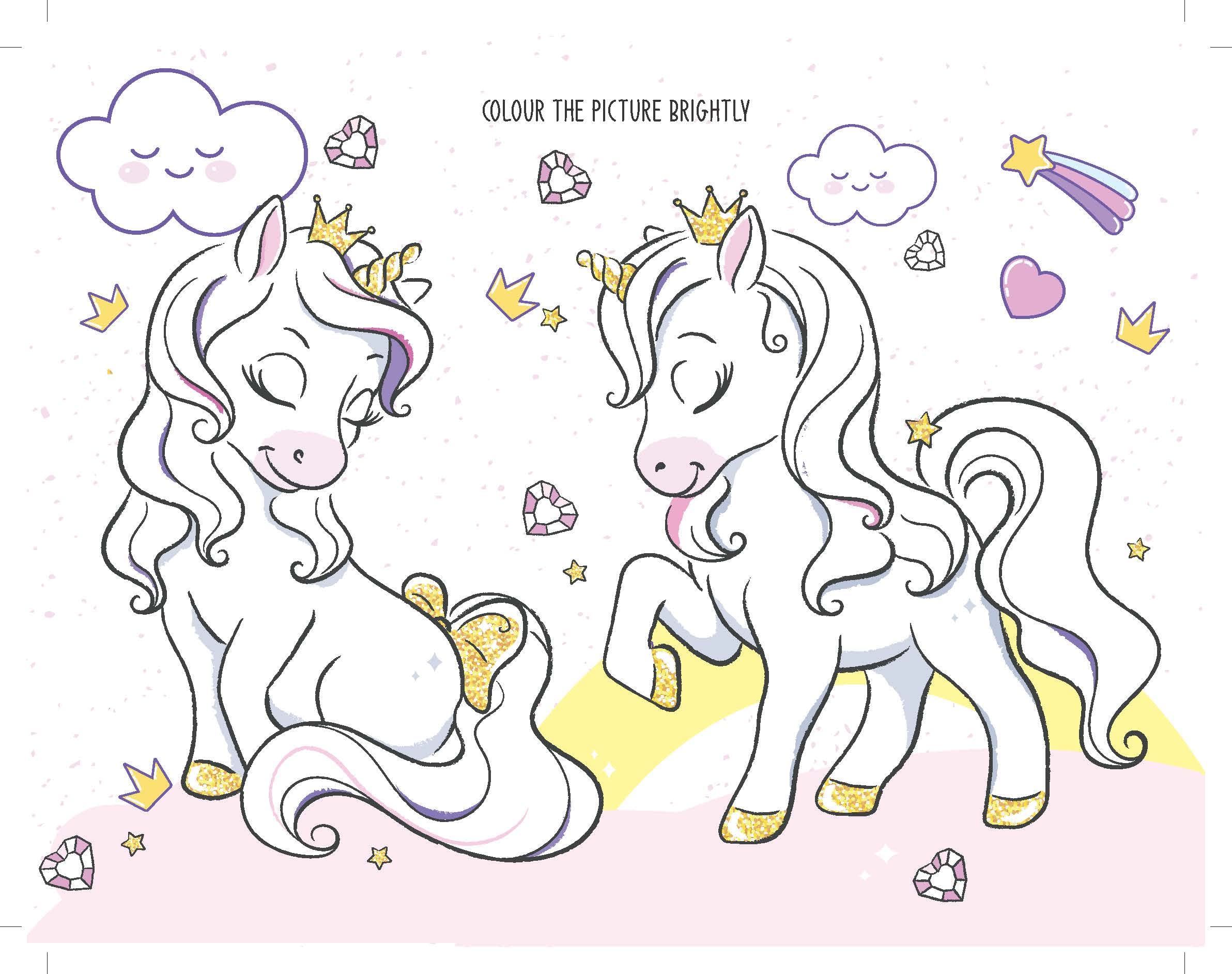 Dreamland Fun with Unicorns - An Activity & Colouring Book for Kids Ages 3+