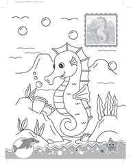 Dreamland Ocean - It's Colour time with Stickers - An Activity Book For Kids Ages 3+