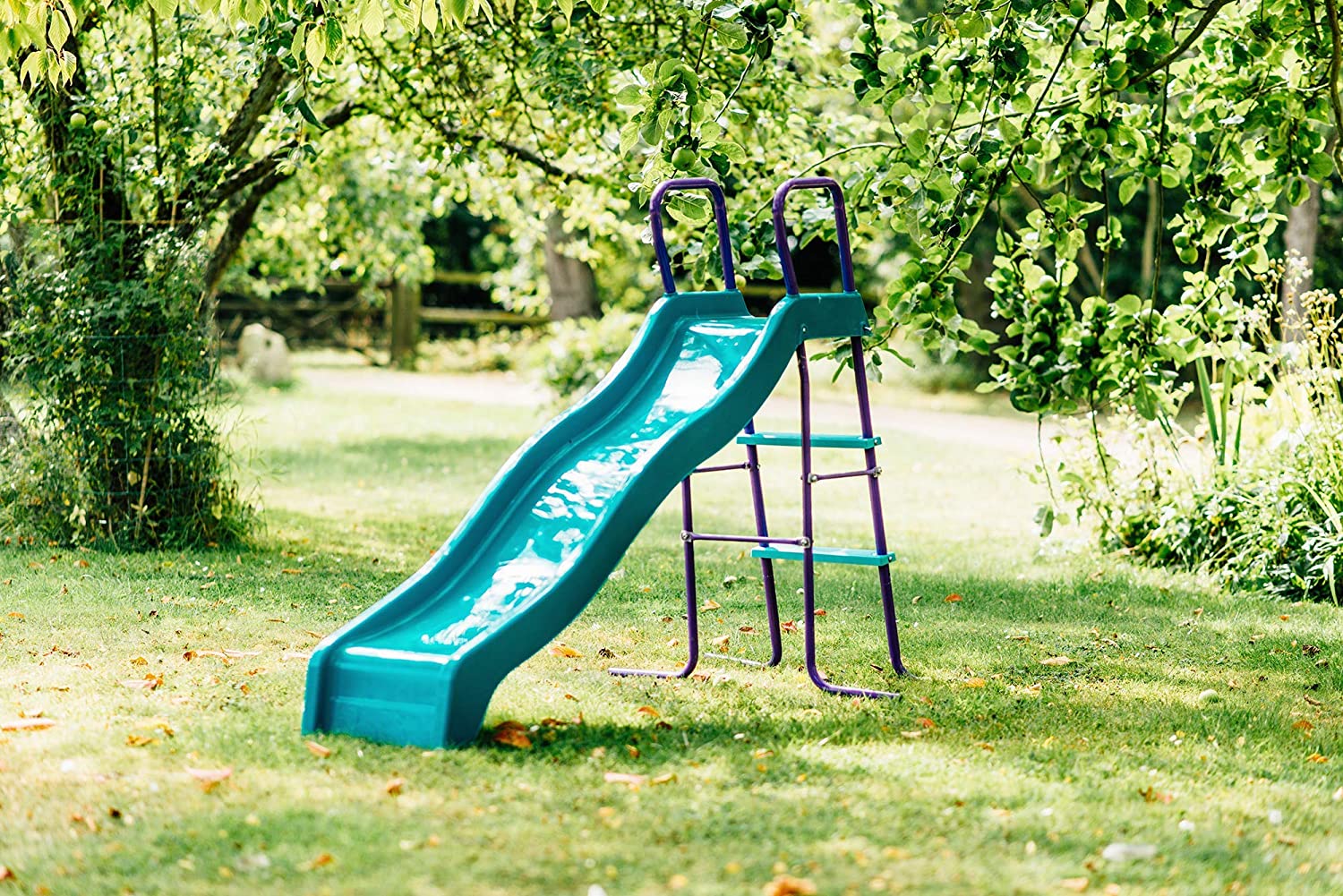 Plum Haumea Wave Metal Outdoor Slide for Chldren Ages 3+