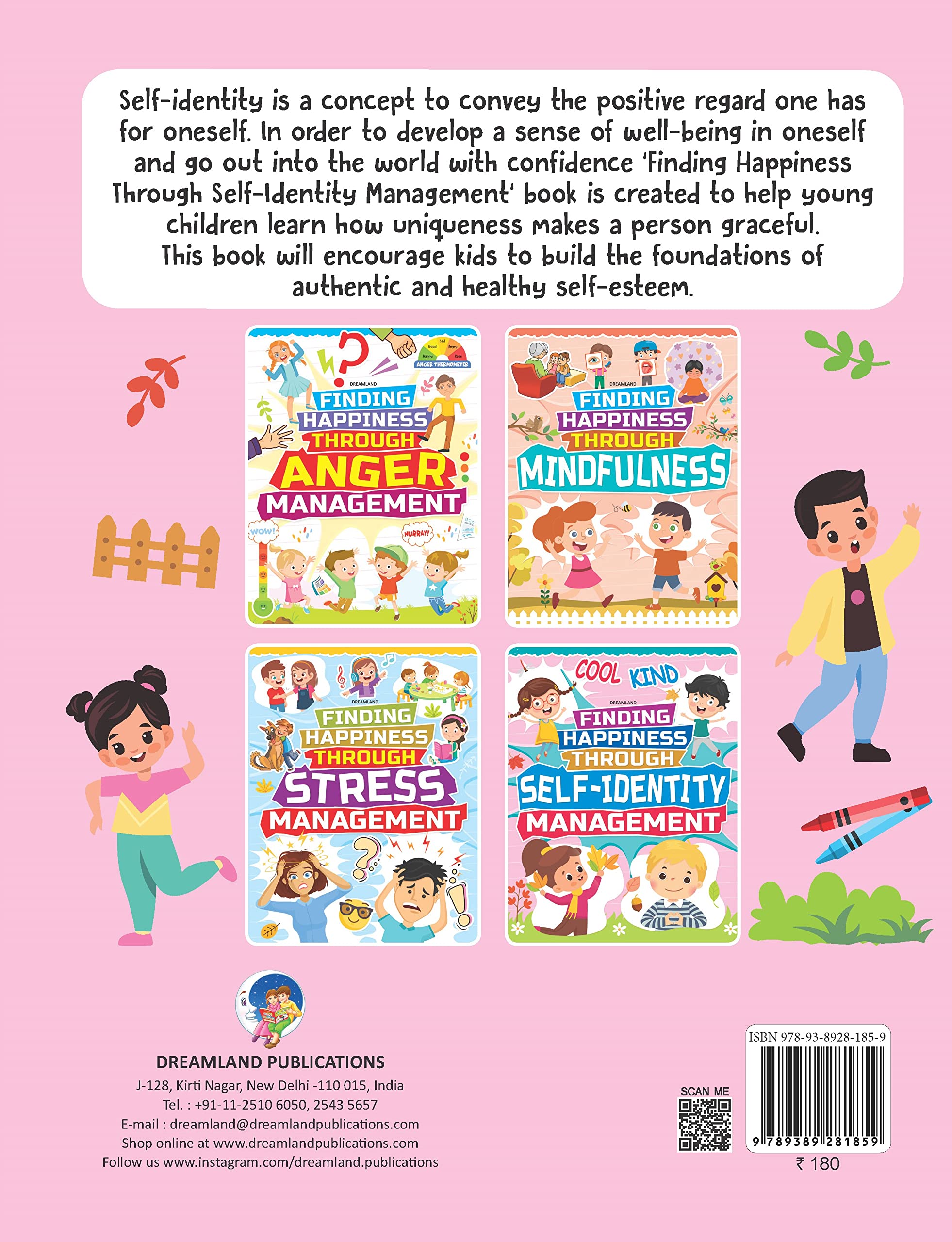 Dreamland Self - Identity Management - Finding Happiness Series - An Interactive & Activity Book For Kids (English)