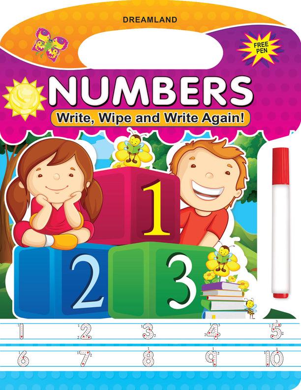 Dreamland Write and Wipe Book - Numbers - An Early Learning Book For Kids (English)