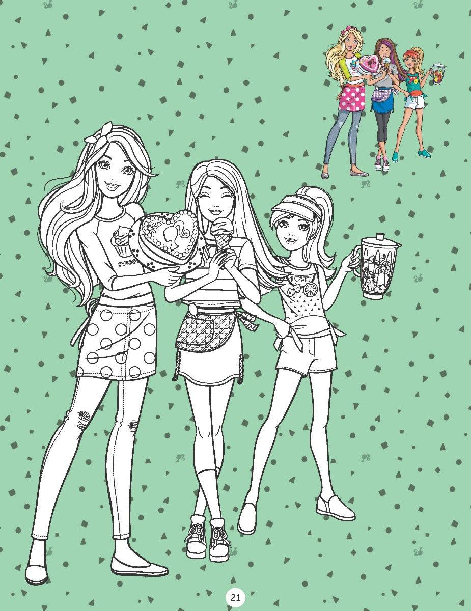 Barbie Copy Colouring Book 2 - A Drawing & Activity Book for Kids Ages 2+ (English)