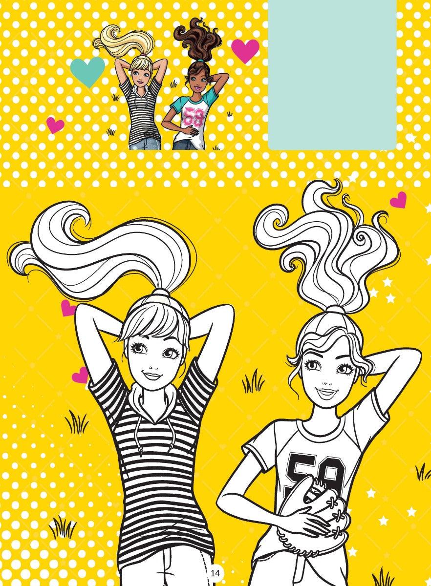 Barbie Copy Colouring Book 2 - A Drawing & Activity Book for Kids Ages 2+ (English)