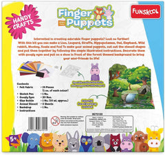 Funskool Handycrafts Finger Puppets - Puppet Maker Art & Craft Kit for Ages 5+ - FunCorp India