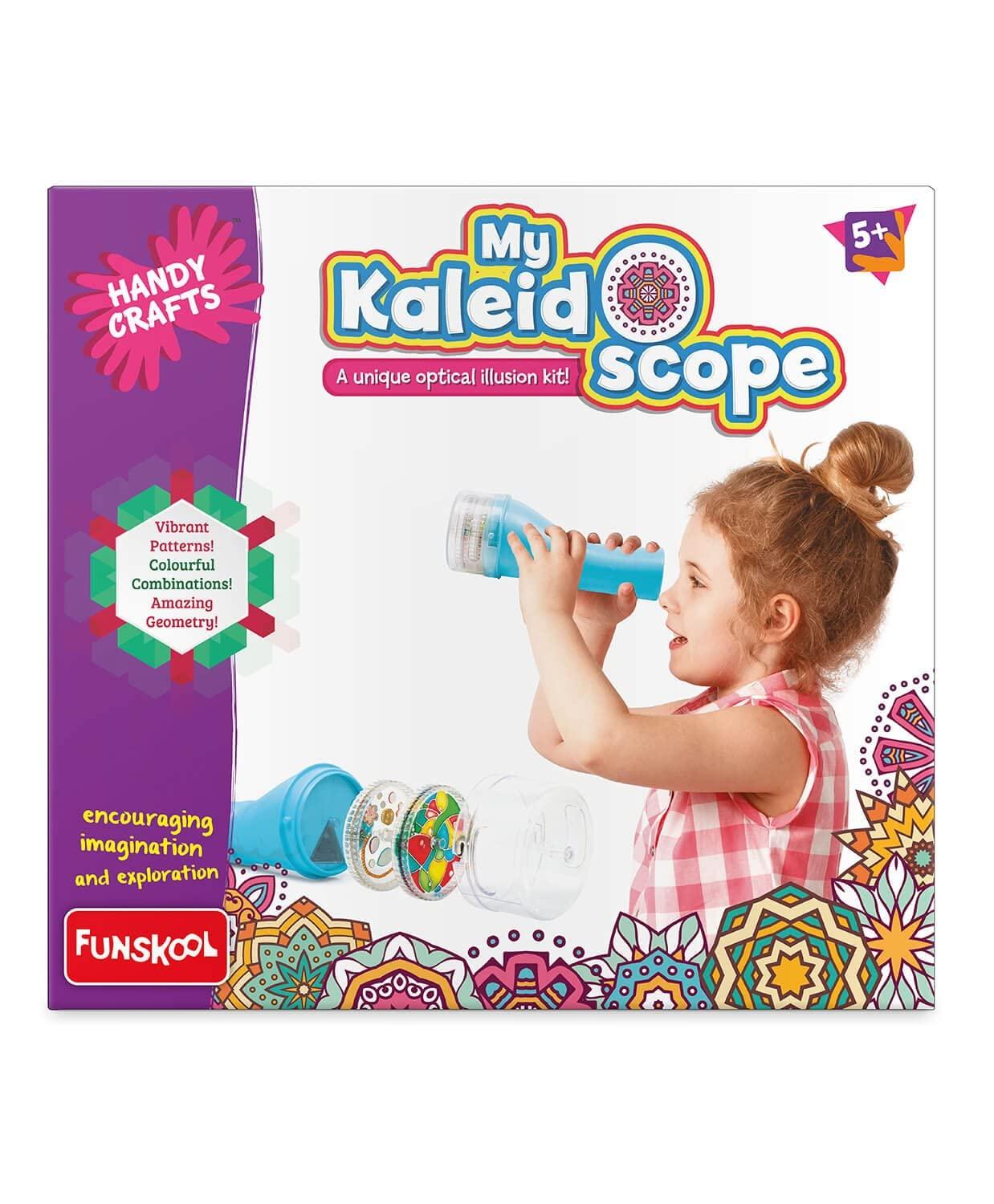 Funskool Handycrafts My Kaliedoscope - DIY Kaliedoscope Art & Craft Kit for Ages 5+ - FunCorp India