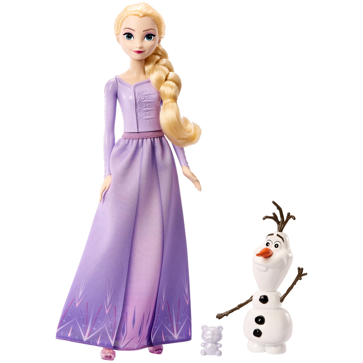 Disney Frozen Elsa Fashion Doll in Signature Clothing and Olaf Figure Inspired by Disney Frozen 2 for Kids Ages 3+