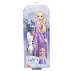 Disney Frozen Elsa Fashion Doll in Signature Clothing and Olaf Figure Inspired by Disney Frozen 2 for Kids Ages 3+