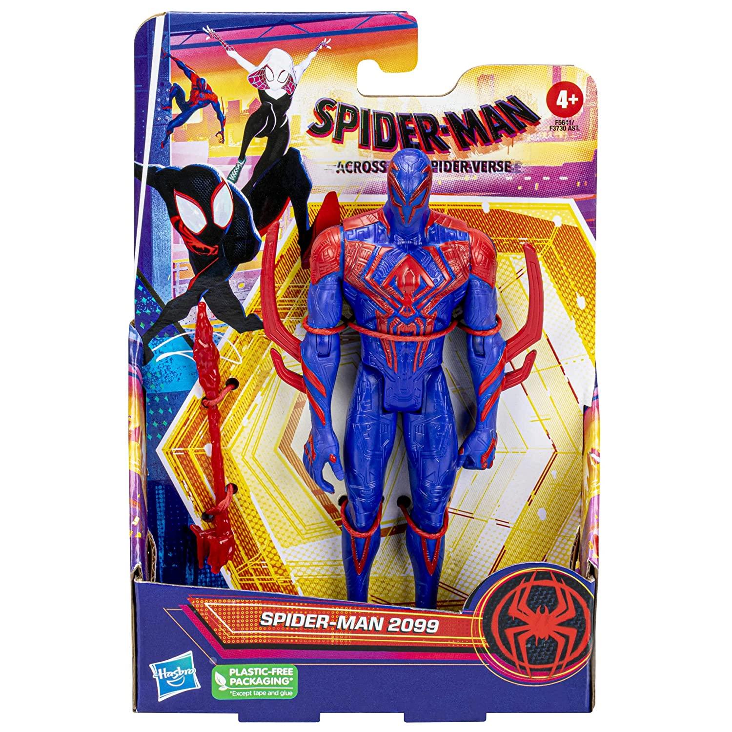 Marvel Spider-Man: Across The Spider-Verse Spider-Man 2099 6-Inch-Scale Action Figure with Web Accessory Toy - FunCorp India