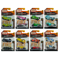 Seedo Metal X Racers Fire Bird Series Die Cast Car for Ages 3+, Pack Of 8