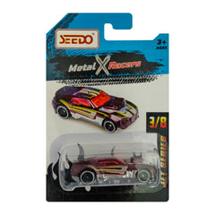 Seedo Metal X Racers Jet Series Die Cast Car for Ages 3+, Design & Style May Vary