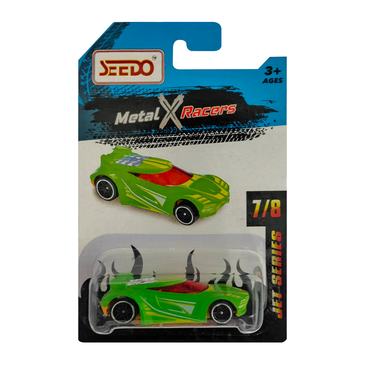 Seedo Metal X Racers Jet Series Die Cast Car for Ages 3+, Design & Style May Vary