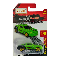 Seedo Metal X Racers Racing Series Die Cast Car for Ages 3+, Pack Of 6