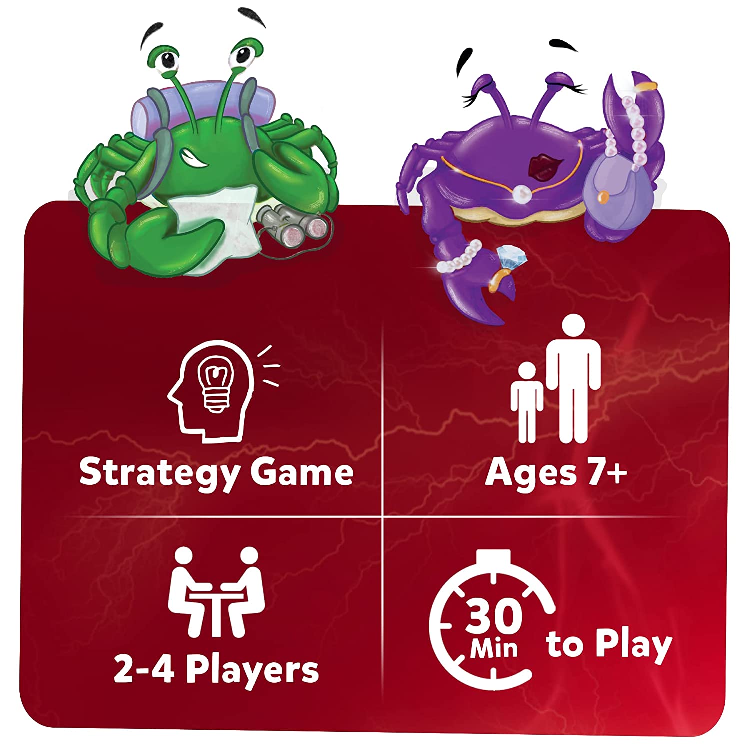 Skillmatics Crab Clash - Fiercely Fun Card Game of Attack and Defense for Kids Ages 7+