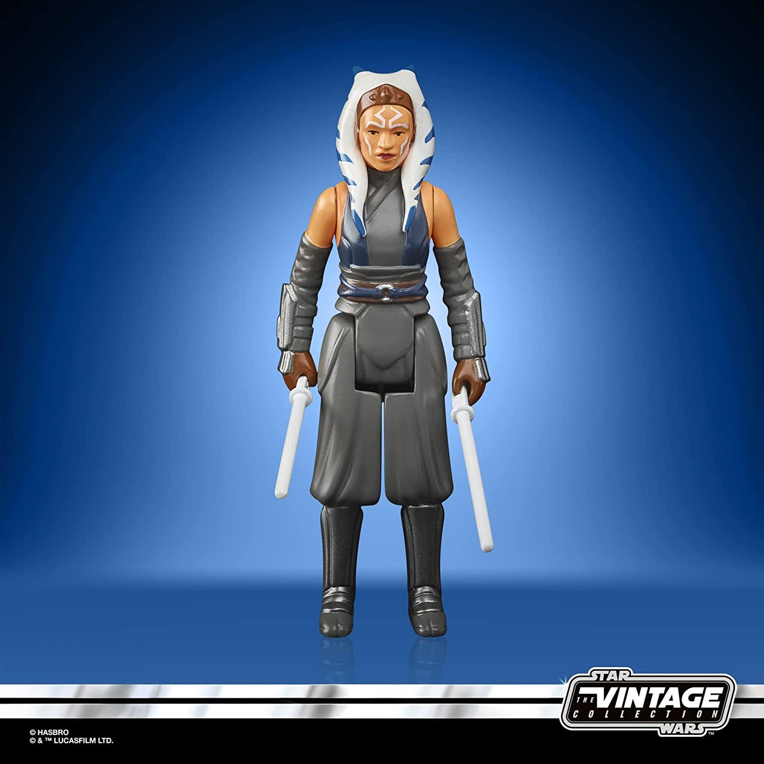 Star Wars Retro Collection Ahsoka Tano 3.75-Inch-Scale Collectible Action Figure for Kids Ages 4 and Up - FunCorp India