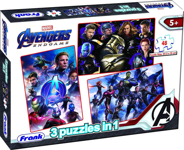 Buy Frank Marvel Spider-Man 3 Puzzles in 1 - A Set of 48*3 Jigsaw Puzzles  for 5 Year Old Kids and Above Online at Best Price in India – FunCorp India