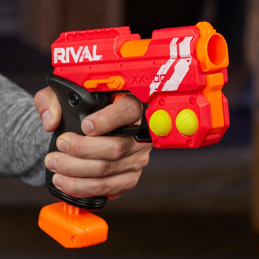  NERF Rival Fate XXII-100 Blaster, Most Accurate Rival System,  Adjustable Rear Sight, Breech Load, Includes 3 Rival Accu-Rounds : Toys &  Games